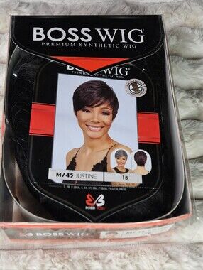 NWT Bobbi Boss M745 Justine Pixie Wig 1B Off Black